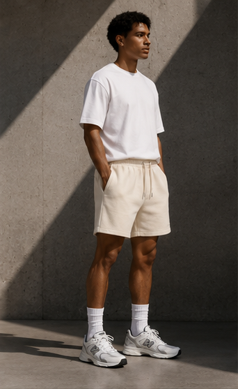 Relaxed Sweatshort view 3
